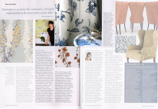 Sam Pickard Press The English Home